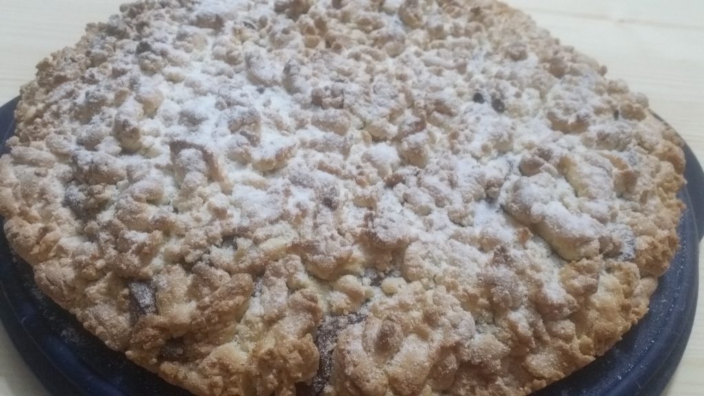 Sbriciolata con la nutella