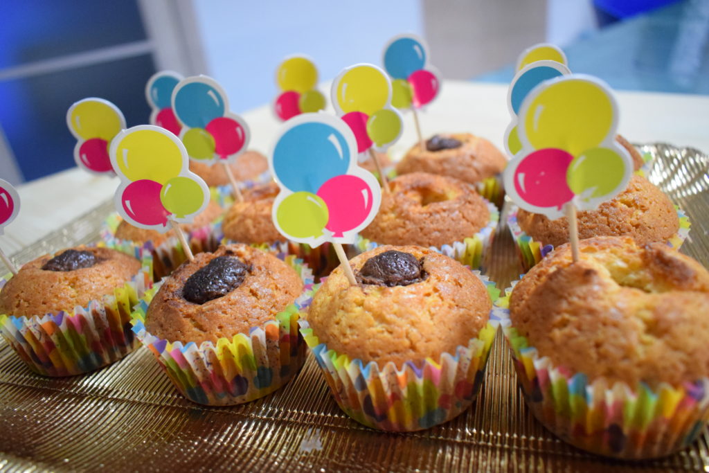 Muffin con ovetti di cioccolato