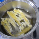 Melanzane e zucchine in pastella