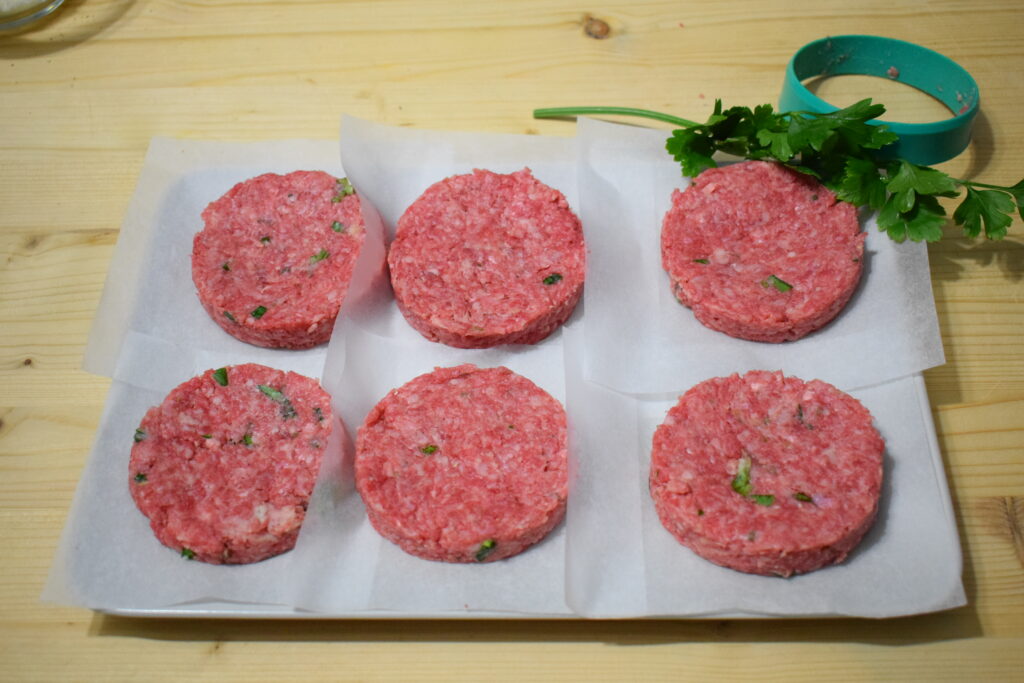 Hamburger di manzo fatti in casa