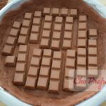 Crostata con barrette di cioccolato