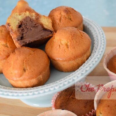 muffin con  nutella